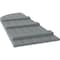 Ekena Millwork Americraft 5-Board (3 Batten) Wood Joined Board-n-Batten Shutters w/ Arch Top, ARW401BQ518X33CHH, PR ARW401BQ518X33CHH - alternate 8